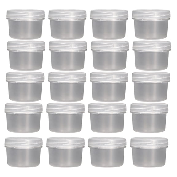 Multi Purpose Stackable Clear Puddings Container With Sealed Lids Dishwasher Safe Reusable Kitchen Organizers Set