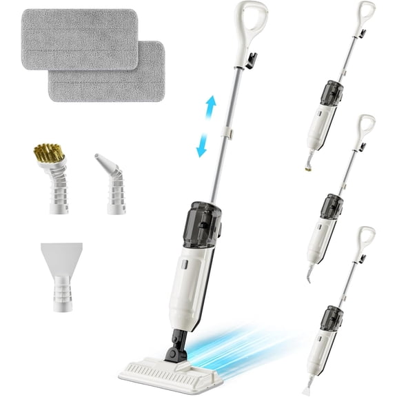Multi-Purpose Steam Cleaner Floor Steamer with Handheld Attachment for Hardwood Tile Deep Cleaning