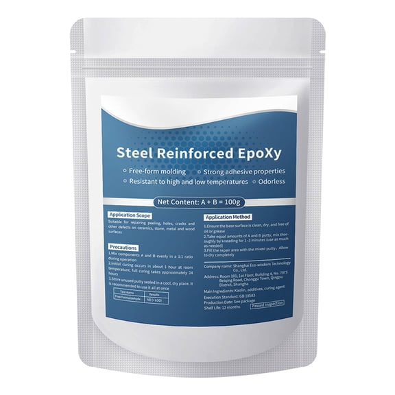 Multi-Purpose Steel Reinforced AB Epoxy Putty, 2026 Waterproof Heat Resistant Fast Filler, Ideal for Repairing Metal, Plastic, Wood, Tile, Ceramics