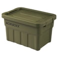 thumbnail image 1 of Multi-Purpose Storage Box for Home Car Outdoor, Industrial Design, Large Capacity Thickened Plastic Organizer, Stackable with Carry Handles, A Green Medium-Sized Storage Box, 1 of 9