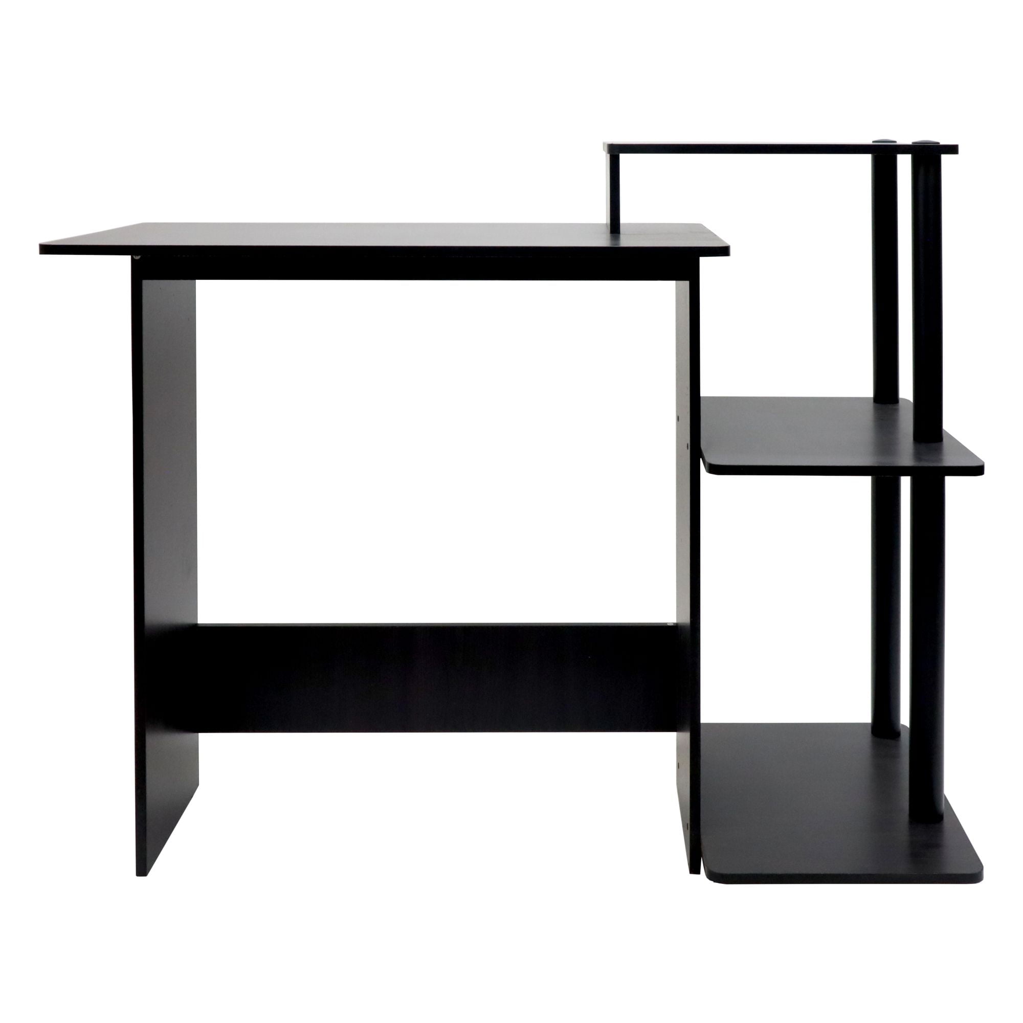 NEWSTAR 71″ Modern Home & Office Furniture Desk White & Metallic Gray