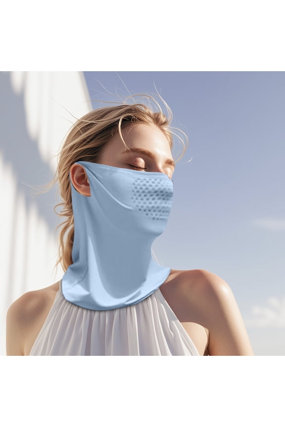 Multi-Purpose Sun Scarf UPF 50+ Face & Neck Protection, Lightweight & Moisture-Wicking for Running, Fishing & Summer Sports