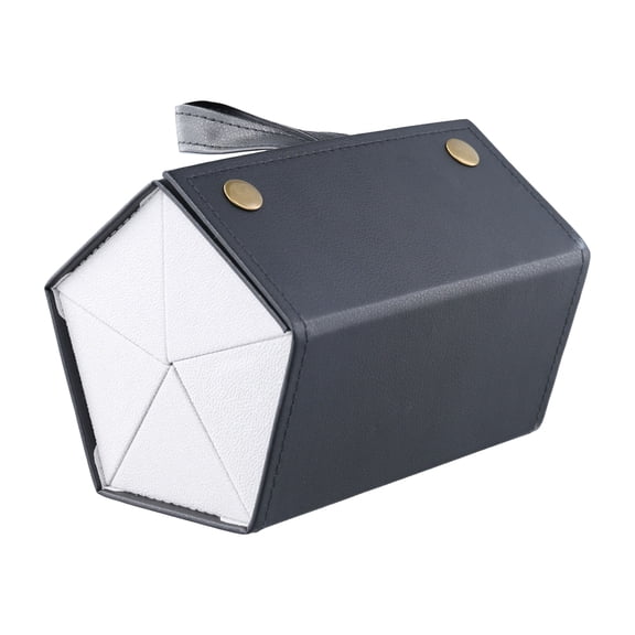 5 Slot Multiple Travel Sunglasses Storage Bag-PU Leather Foldable Glasses for Case Storage Box for Men and Women