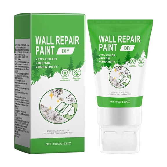 Multi-Purpose Wall Repair Paint - Easily Covers Stains, Cracks, and Graffiti for a Smooth Finish, Easy Application, Durable Weather Resistance