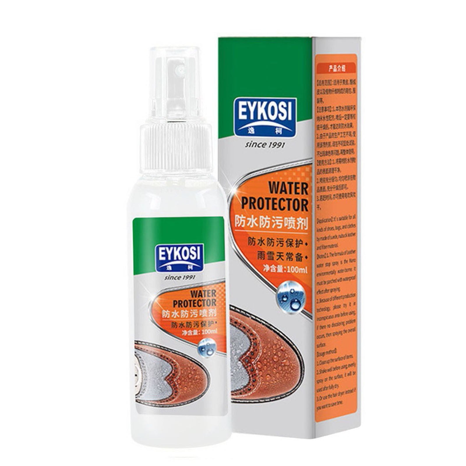 Multi-Purposes Water Protector Spray, Shoe Protector Spray Waterproof - 100ml Suede Protector Spray Waterproofing Spray - Water Stain Repellent for Sneaker Leather Nubuck Suede Canvas