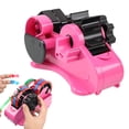 thumbnail image 1 of Multi-Roll Tape Dispenser Large Portable Tape Holder with Cutter for Office and Packaging Use, Pink, 1 of 9