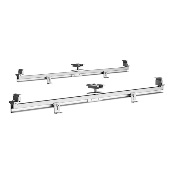 Solar Panel Mounting Brackets Set Universal Fit for Pitched & Low-Slope Roofs, All-Inclusive Installation Kit