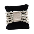 thumbnail image 1 of Multi Rows Triangle Bracelet With Plate, 1 of 3