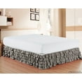 thumbnail image 1 of Multi Ruffle Bed Skirt 15inch Drop California King Grey, 1 of 3