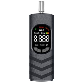 Multi-Scenario Sobersense Pro Breathalyzer Alcohol Tester, Rechargeable Handheld Detector with LCD Screen & 5 Mouthpieces Designed for Car, Home and Party Alcohol Testing