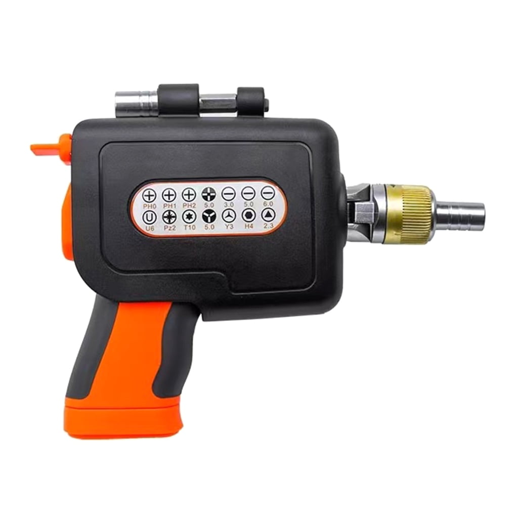Multi Screwdriver Set Multi Angle Electric Screwdriver Guns Magnetic Bit Ratchet Screwdriver Set 14Pcs Screwdriver Bit