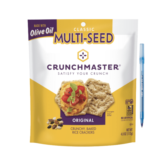 Multi-Seed Original Baked Rice Crackers 4 oz