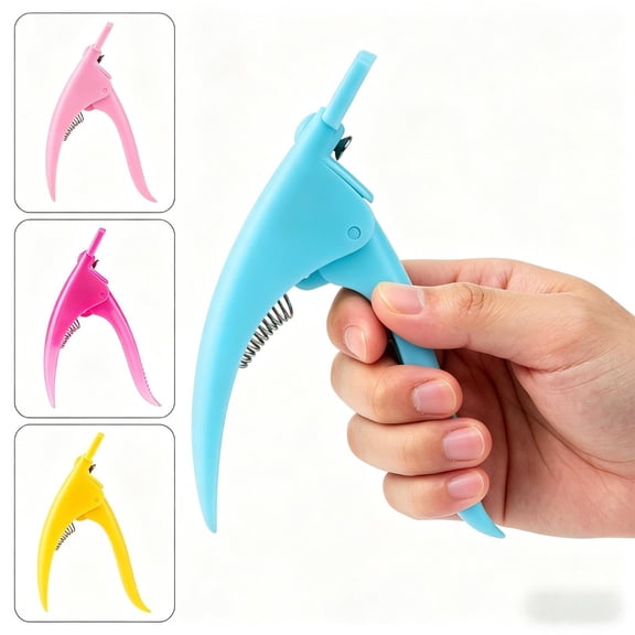 Multi-Shape Acrylic Nail Clipper, False Nail Tip Cutter for French, Square & Round Nails, Professional Manicure Tool for Cutting Acrylic, Gel and Artificial Nails, Easy Grip for Salon & Home Use