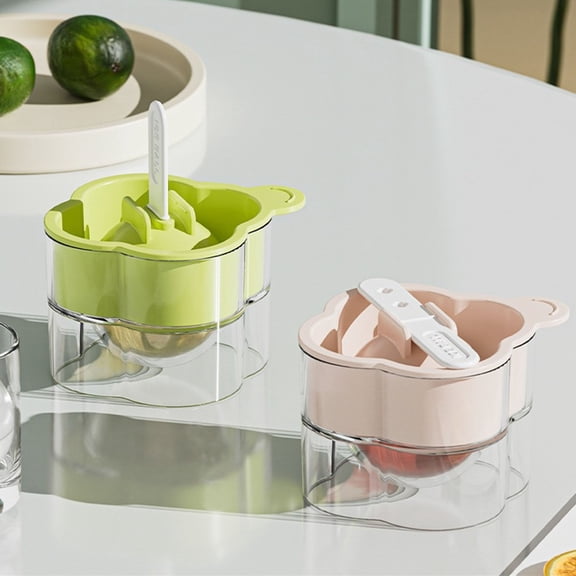 Multi-Shape Ice & Popsicle Mold with Sticks Included, Durable Freezer Mold for Crafting Custom Frozen Treats at Home