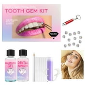 GINIHOMER Multi Shaped Teeth Gems Kit，Shining Professional Crystal Kit,Genius Gems Kit Nail Charms
