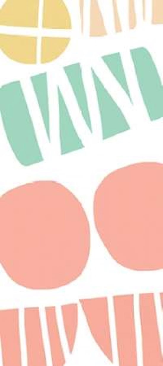 Multi Shapes II Canvas Art - Linda Woods (10 x 20)