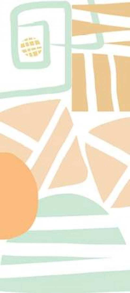 Multi Shapes III Canvas Art - Linda Woods (10 x 20)