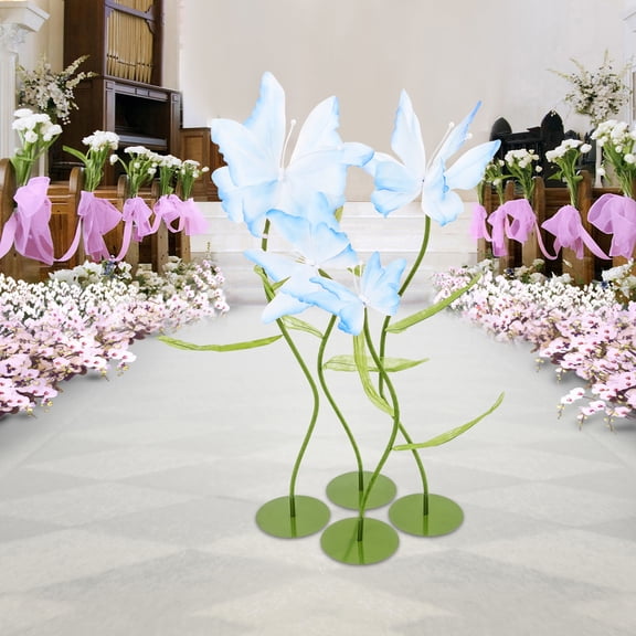 Multi-Size Butterfly Flower Decor for Shop Window & Photography Prop Use Photography Background