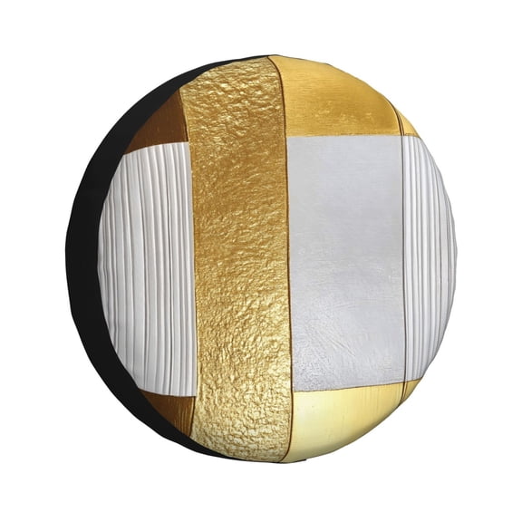 Multi-Size Car Tire Dust Cover Sunscreen, Corrosion, Dust And Water Keep Spare Tires Clean Gold Stripe_4 14 Inch