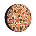thumbnail image 1 of Multi-Size Car Tire Dust Cover Sunscreen, Corrosion, Dust And Water Keep Spare Tires Clean Leopard Skin Print Style Orangered_3 16 Inch, 1 of 8