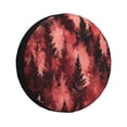 thumbnail image 1 of Multi-Size Car Tire Dust Cover Sunscreen, Corrosion, Dust And Water Keep Spare Tires Clean Realistic Forests Camouflage Pattern Conifer Maroon_4 14 Inch, 1 of 8