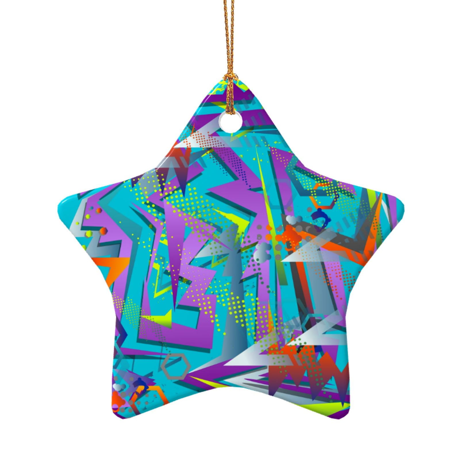 Multi-Size Ceramic Special-Shaped Pendant With Gold Wire Rope Is Easy ...