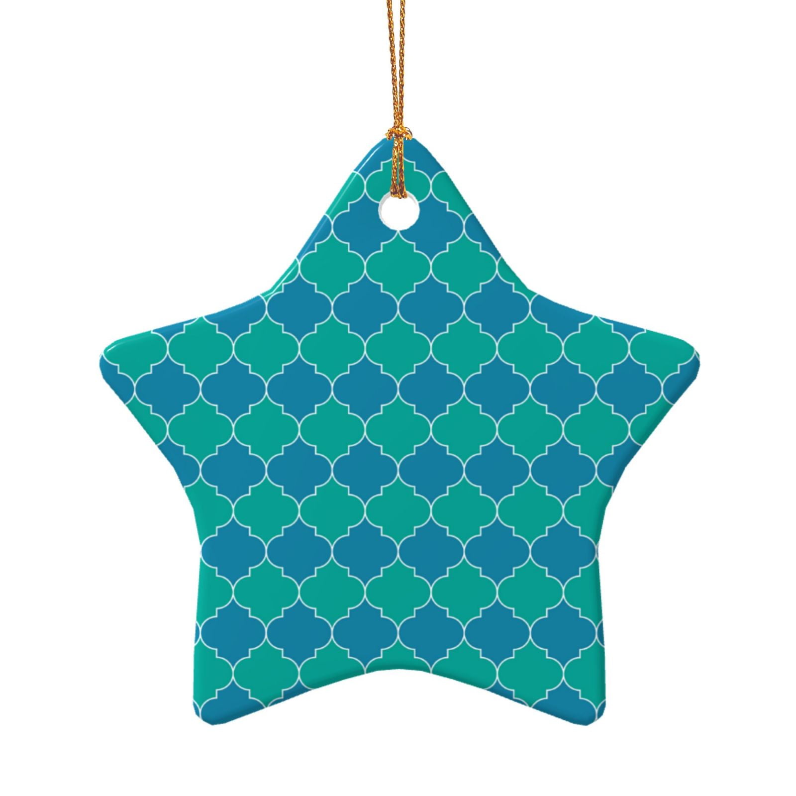 Multi-Size Ceramic Special-Shaped Pendant With Gold Wire Rope Is Easy ...