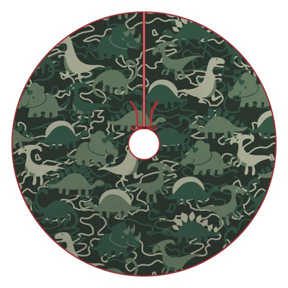 Multi-Size Christmas Tree Dress Luxury Comfortable Soft Decoration For The Holiday Party Company Celebration Family Party Stage Performance Cartoon Camouflage Cute Dinosaur