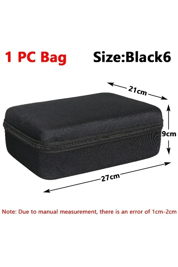 Multi-Size EVA Hard Storage Box Travel Zipper Bag Shockproof Outdoor Tools Bag for Earphone Storage Case Accessories Makeup Bags