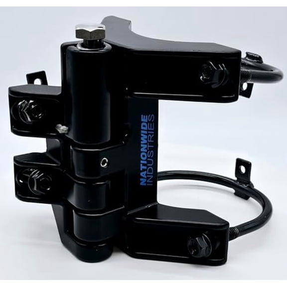 Multi-Size Heavy Duty Chain Link Self-Closing Hinge - Universal (Fits 4" Post,1-3/8"-2" Gate) - CL-7212-BK - Nationwide Industries$$Tools & Hardware Other
