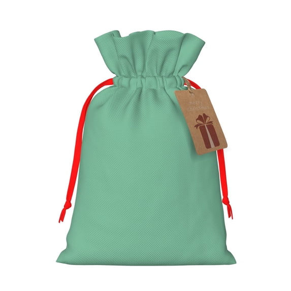 Linen Bundle Pocket Gift Bag Drawstring Opening And Closing Method For Christmas Birthday Anniversary As A Gift Packaging Medium Sage Green
