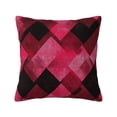 thumbnail image 1 of Multi-Size Linen Sofa Pillow Cover Invisible Zipper Open And Close Strong Use For Sofa Chair Garden Sofa Car Argyle Plaid Magenta_1 20"X20", 1 of 8