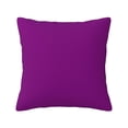 thumbnail image 1 of Multi-Size Linen Sofa Pillow Cover Invisible Zipper Open And Close Strong Use For Sofa Chair Garden Sofa Car Darkpurple 18"X18", 1 of 8