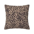 thumbnail image 1 of Multi-Size Linen Sofa Pillow Cover Invisible Zipper Open And Close Strong Use For Sofa Chair Garden Sofa Car Leopard-5 18"X18", 1 of 7