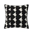 thumbnail image 1 of Multi-Size Linen Sofa Pillow Cover Invisible Zipper Open And Close Strong Use For Sofa Chair Garden Sofa Car Black Houndstooth Vintage Texture_3 20"X20", 1 of 8