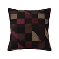 thumbnail image 1 of Multi-Size Linen Sofa Pillow Cover Invisible Zipper Open And Close Strong Use For Sofa Chair Garden Sofa Car Darkvoilet Houndstooth Checkered_3 20"X20", 1 of 7