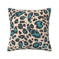 thumbnail image 1 of Multi-Size Linen Sofa Pillow Cover Invisible Zipper Open And Close Strong Use For Sofa Chair Garden Sofa Car Leopard Print Style Paleturquoise_3 20"X20", 1 of 7