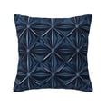 thumbnail image 1 of Multi-Size Linen Sofa Pillow Cover Invisible Zipper Open And Close Strong Use For Sofa Chair Garden Sofa Car Midnightblue Geometric Patterns_1 16"X16", 1 of 8