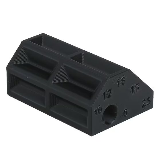 Multi-Size Parallel Scriber Gauge - Durable ABS Plastic Tool for Precise Woodworking Measurements (6/10/12/16/19/25mm)