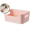 thumbnail image 1 of Multi-Size Plastic Storage Box for Kitchen & Living Room – Pink(9.6x6.7"), 1 of 7