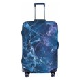 thumbnail image 1 of Multi-Size Suitcase Protective Cover Full Range Double Stitching Invisible Zipper For Travel Business Blueviolet Marble_2 X-Large, 1 of 8