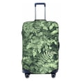 thumbnail image 1 of Multi-Size Suitcase Protective Cover Full Range Double Stitching Invisible Zipper For Travel Business Green Leaves X-Large, 1 of 8