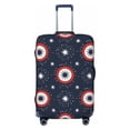 thumbnail image 1 of Multi-Size Suitcase Protective Cover Full Range Double Stitching Invisible Zipper For Travel Business Independence Day Theme Star (4) Large, 1 of 8
