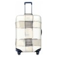 thumbnail image 1 of Multi-Size Suitcase Protective Cover Full Range Double Stitching Invisible Zipper For Travel Business Ivory Checked Hand-Drawn Sketch_3 Medium, 1 of 8