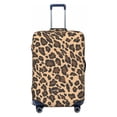 thumbnail image 1 of Multi-Size Suitcase Protective Cover Full Range Double Stitching Invisible Zipper For Travel Business Leopard Skin Print Style Darkgreen_4 Medium, 1 of 8