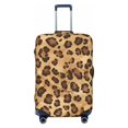 thumbnail image 1 of Multi-Size Suitcase Protective Cover Full Range Double Stitching Invisible Zipper For Travel Business Leopard Skin Print Style Firebrick_4 Small, 1 of 8