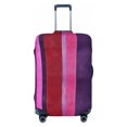 thumbnail image 1 of Multi-Size Suitcase Protective Cover Full Range Double Stitching Invisible Zipper For Travel Business Mediumvioletred Stripe_4 Medium, 1 of 8