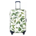 thumbnail image 1 of Multi-Size Suitcase Protective Cover Full Range Double Stitching Invisible Zipper For Travel Business Watercolor Light Green Leaves (1) Large, 1 of 8