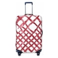 thumbnail image 1 of Multi-Size Suitcase Protective Cover Full Range Double Stitching Invisible Zipper For Travel Business Crimson Moroccan Trellis Hand-Drawn Sketch_2 Medium, 1 of 8