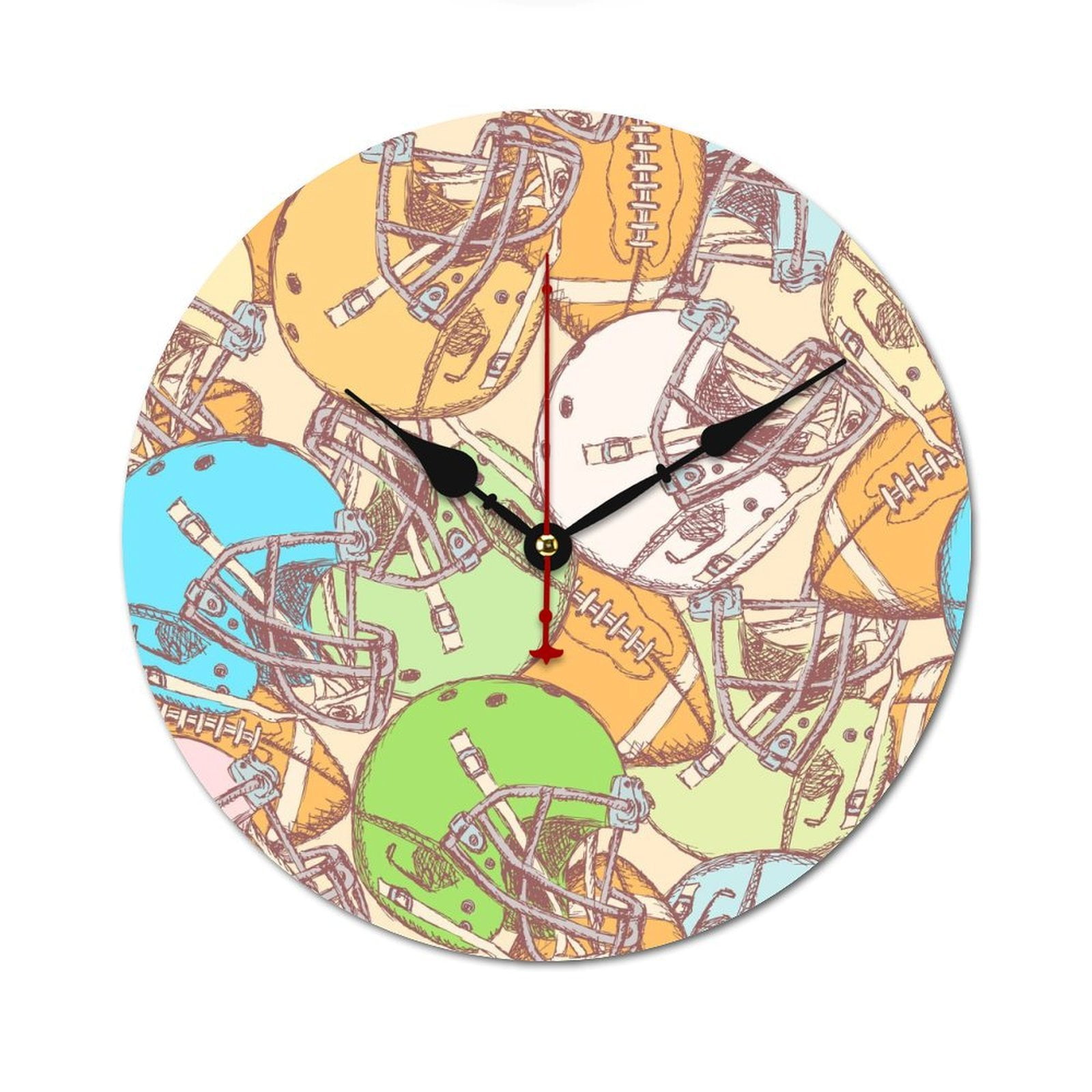 Multi-Sized Wooden Wall Clocks With No Scale Silent Countdown Easy To ...